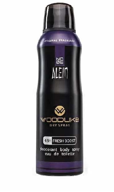 اسپری بدن زنانه وودلایک مدل Alien الین