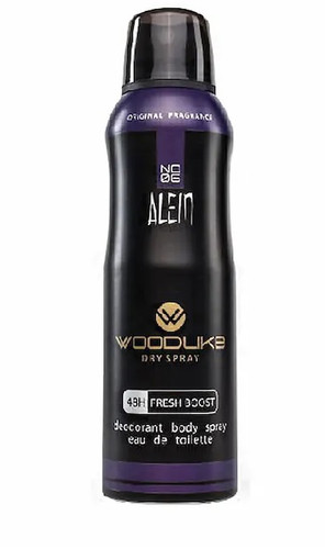 اسپری بدن زنانه وودلایک مدل Alien الین
