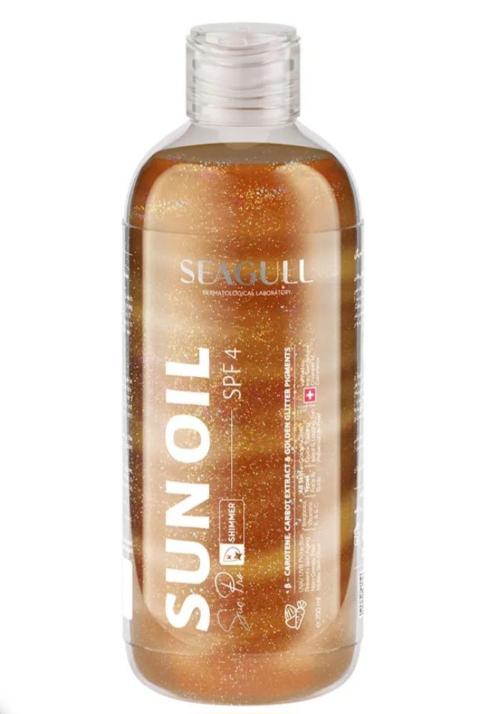 روغن آفتاب اکلیلی سی گل Shimmer Sun Oil SEAGULL