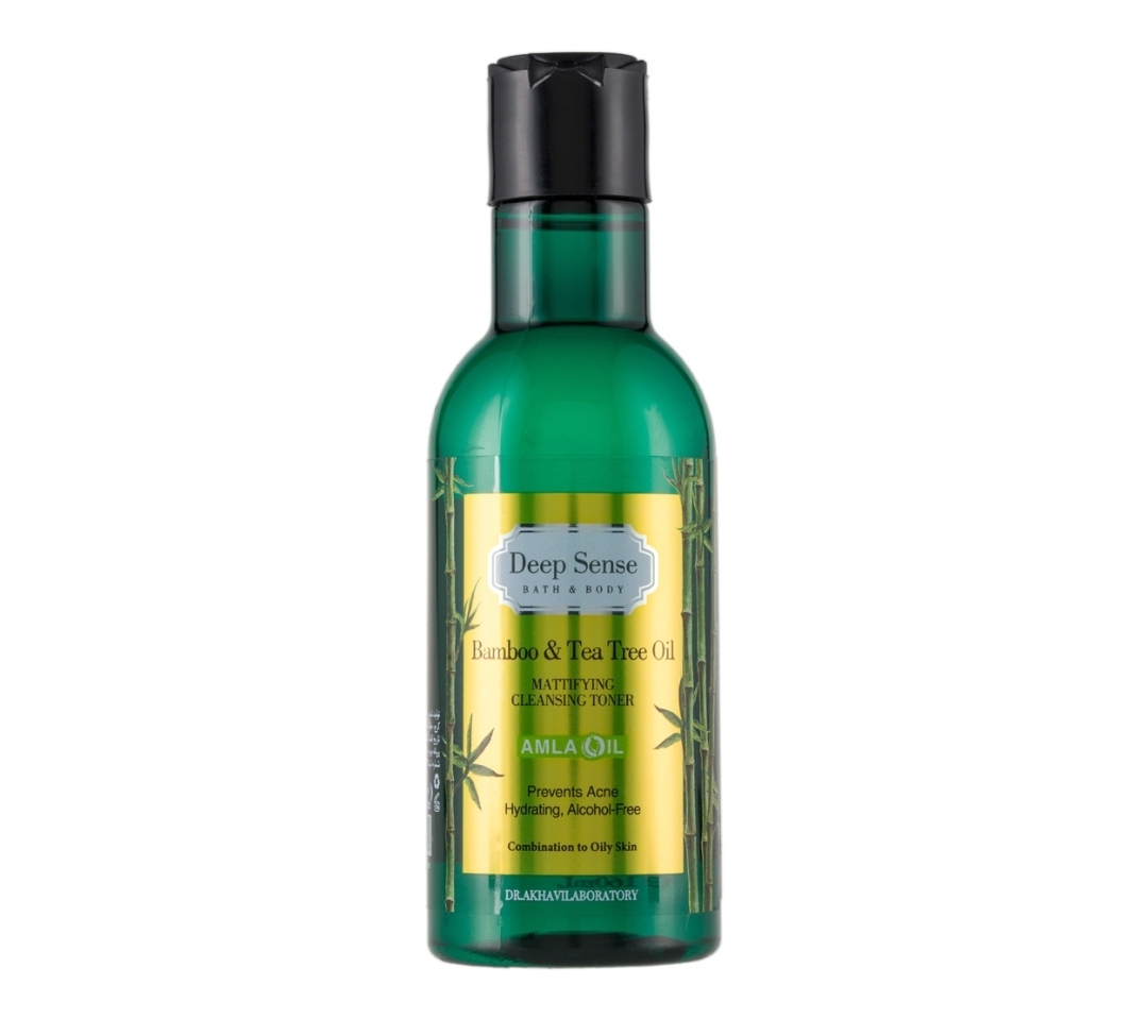 تونر پاک کننده دیپ سنس مدل Bamboo And Tea Tree حجم 160 میلی لیتر