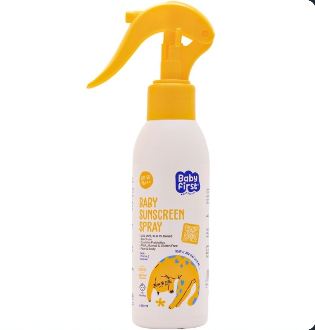 اسپری ضدآفتاب کودکان بیبی فرست 150میل  (سی گل) SPF50 Seagull Kids Sunscreen Spray