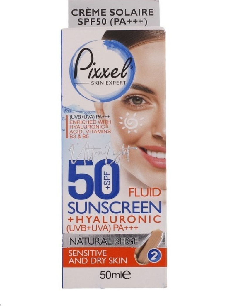 کرم ضدآفتاب پیکسل مدل Natural BEIGE، حجم 50 میلی‌لیتر