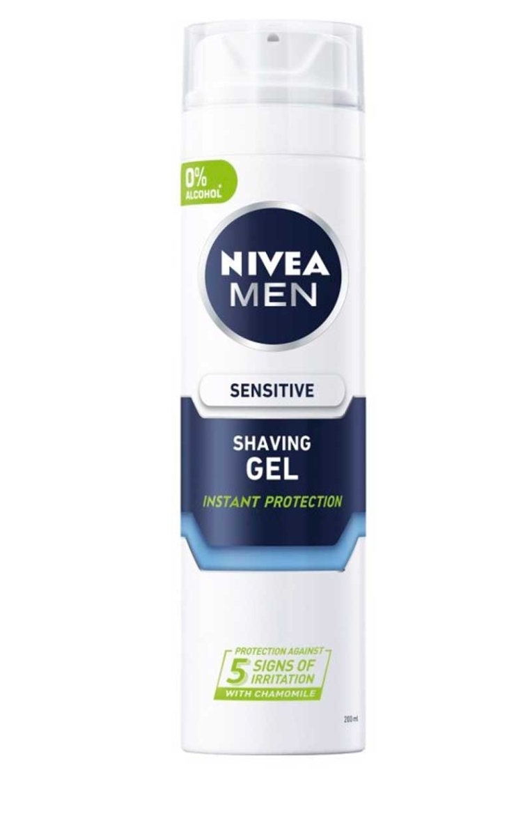 ژل اصلاح مردانه مدل Sensitive Instant Protection حجم 200میل نیوا