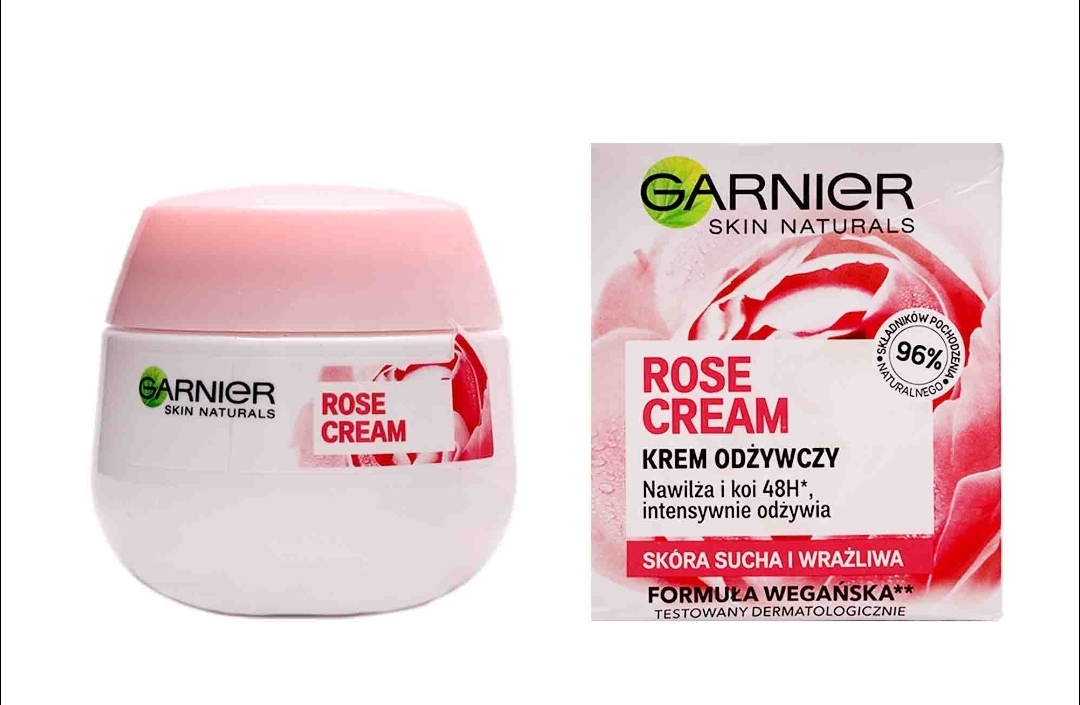 کرم آبرسان گارنیر بوتانیکال عصاره گل رز 50 میل - Garnier Garnier Botanical Cream Rose Water