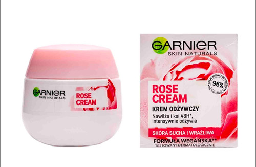 کرم آبرسان گارنیر بوتانیکال عصاره گل رز 50 میل - Garnier Garnier Botanical Cream Rose Water