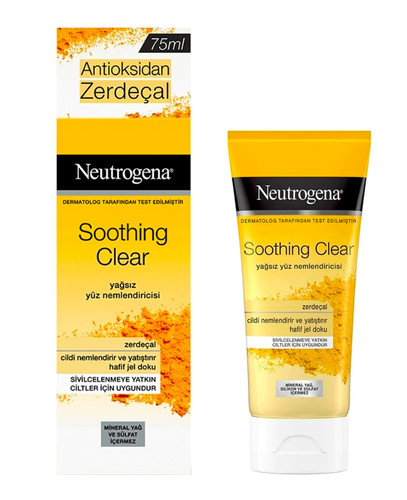 کرم آبرسان مرطوب کننده صورت عصاره زرد چوبه Soothing Clear نوتروژینا
