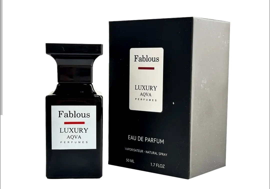 ادکلن مردانه لاکچری آکوا مدل تام فورد فابولوس FABULOUS حجم 50 میلی لیتر