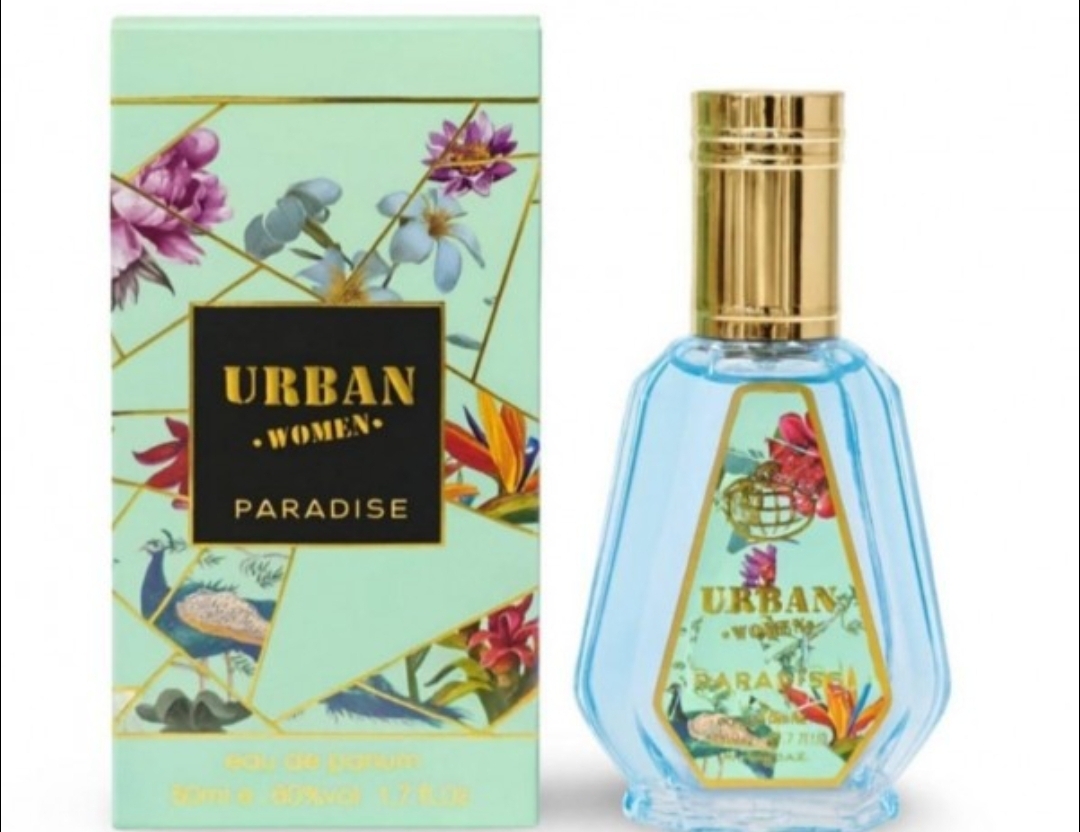 ادکلن زنانه مدل Urban Women Paradise 50میلی لیتر فرگرانس