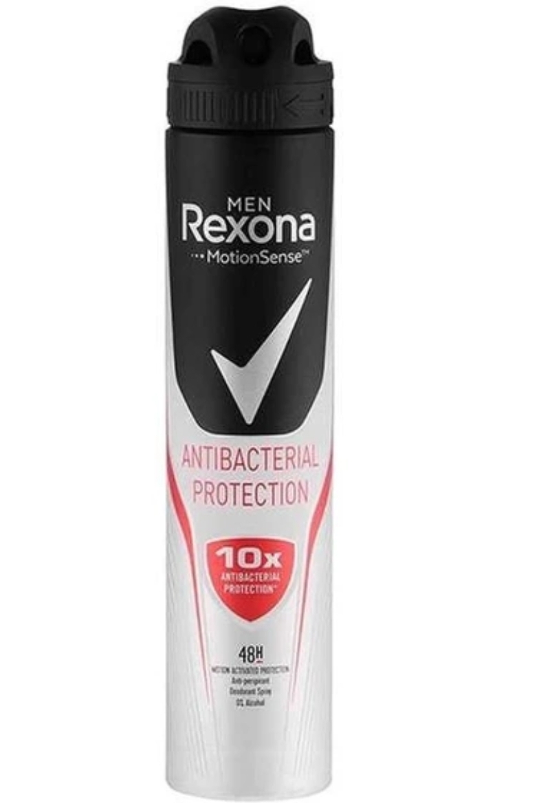 اسپری ضد تعریق مردانه رکسونا مدل Anti Bacterial Defense حجم 200میلی لیتر
