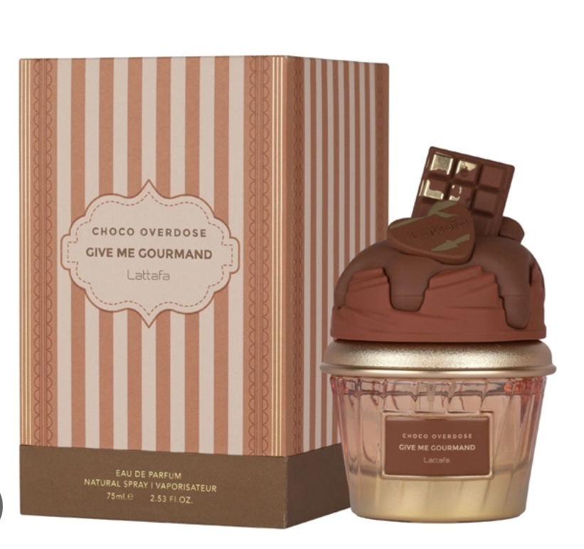 ادکلن چوکو اوردوز گیو می گورماند لطافه Lattafa Give Me Gourmand Choco Overdose75 میلی لیتر