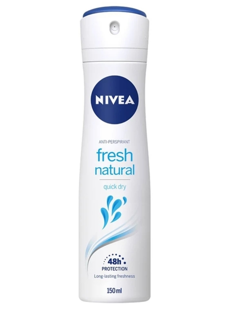 اسپری ضد تعریق زنانه نیوآ NIVEA مدل Fresh Natural حجم 150 میلی لیتر