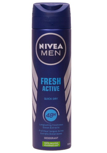 اسپری ضدتعریق مردانه نیوآ NIVEA مدل Fresh Active حجم 150 میلی لیتر