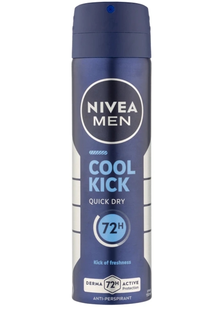 اسپری ضد تعریق مردانه کول کیک نیواNIVEA مدل Cool Kick حجم 150میل
