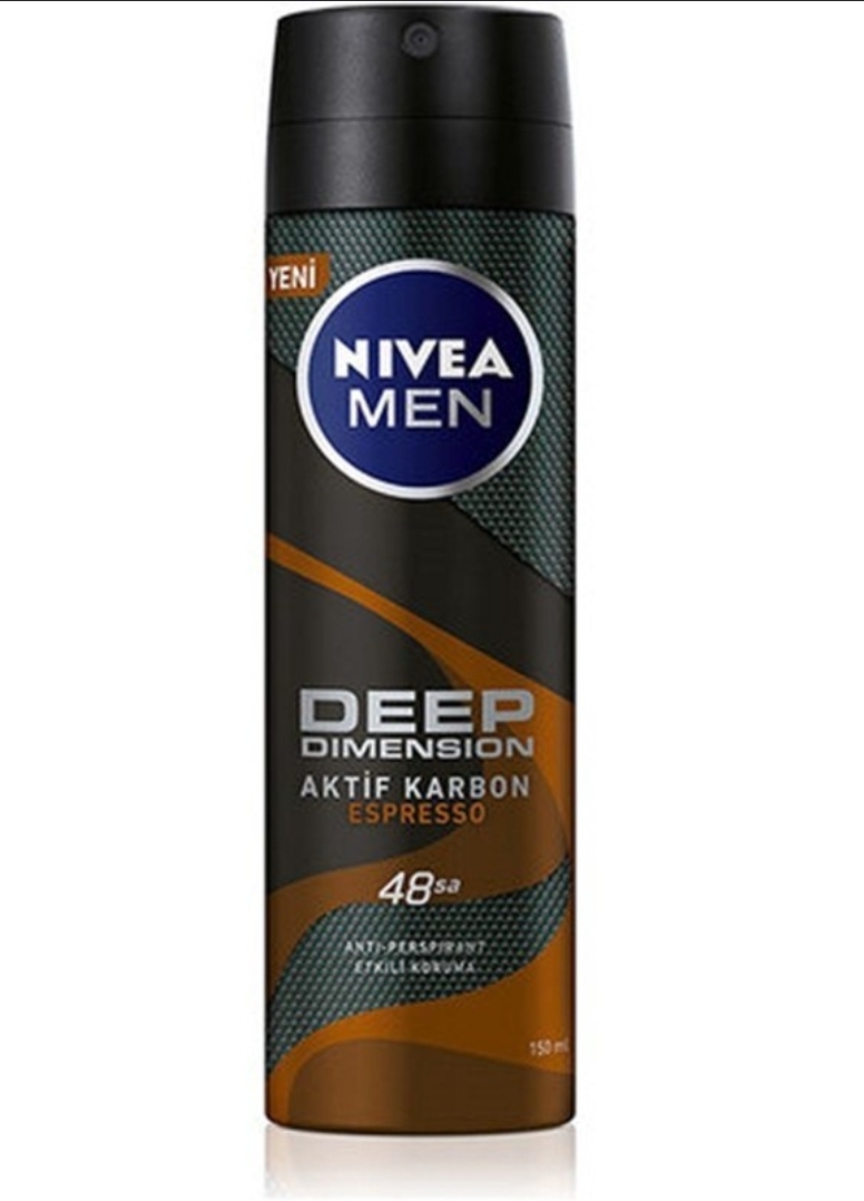 اسپری ضد تعریق مردانه نیوآ سری deep مدل Espresso حجم 150 میلی لیتر