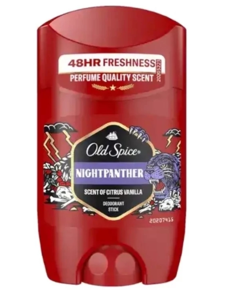 استیک ضد تعریق Old Spice مدل Nightpanther رایحه مرکبات و وانیل حجم 50 میل