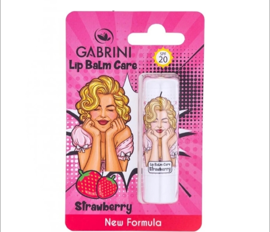 بالم لب SPF20 عصاره توت فرنگی مدل STRAWBERRY گابرینی