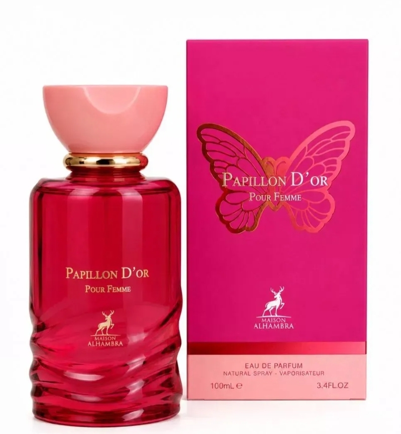 عطر ادکلن زنانه کارولینا هررا لا مومبا الحمبرا (Maison Alhambra Carolina Herrera La Bomba) Alhambra Papillon D'Or100میلی لیتر