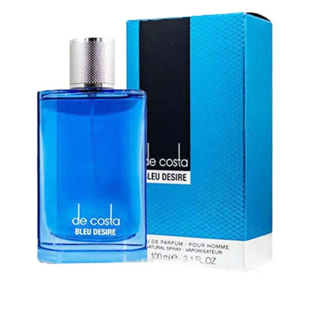 ادوپرفیوم مردانه فراگرنس ورد مدل De Costa Bleu Desire حجم 100 میلی لیتر