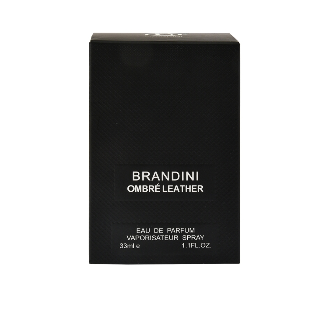 عطر جیبی مردانه برندینی مدل Ombre Leather حجم 33 میلی لیتر