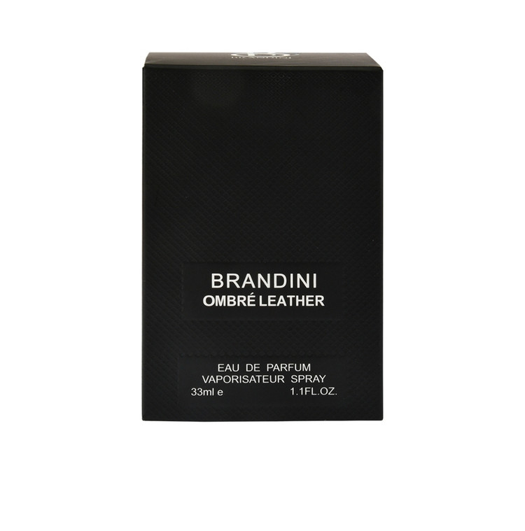 عطر جیبی مردانه برندینی مدل Ombre Leather حجم 33 میلی لیتر