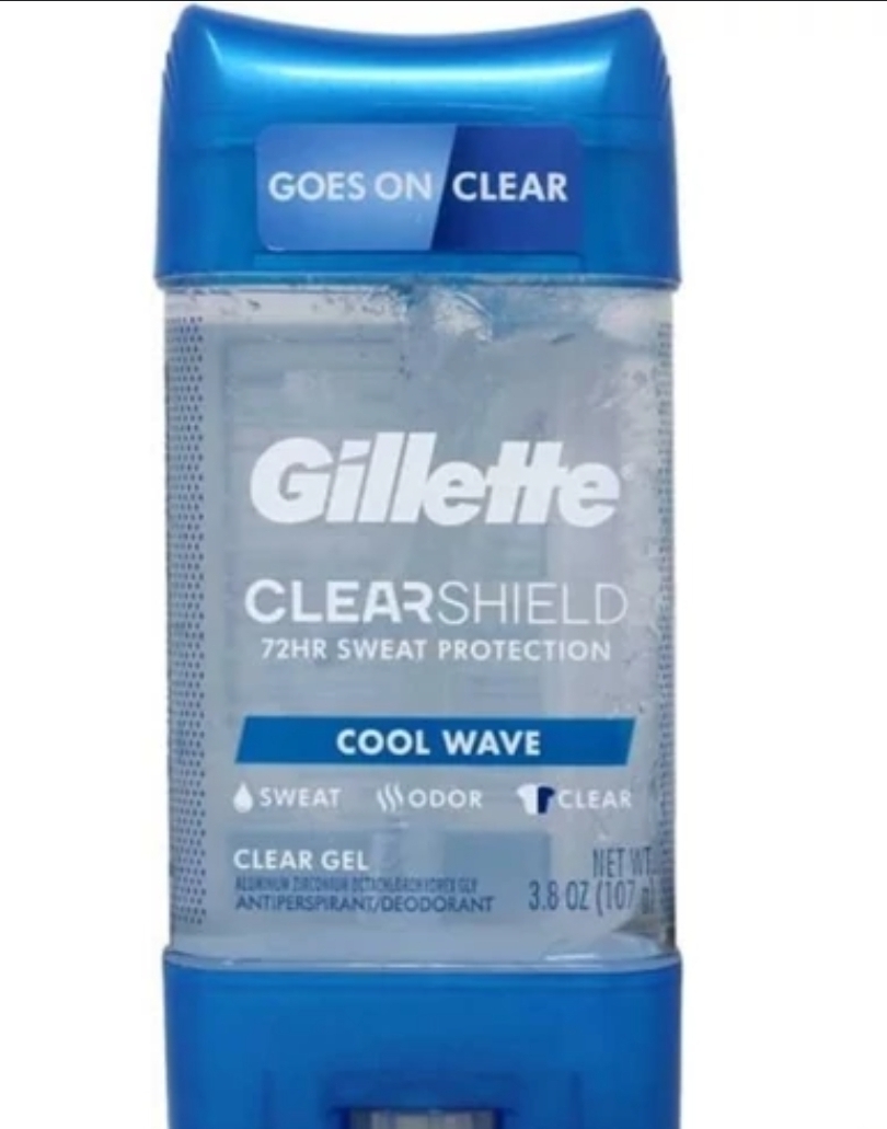 استیک ژله ای ضدتعریق مردانه ژیلت مدل Clear Shield Cool Wave حجم 107 گرم