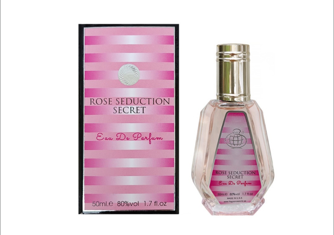 ادو پرفیوم زنانه فراگرنس ورد مدل Rose Seduction Secret حجم 50 میلی لیتر
