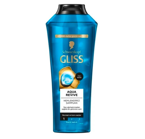 شامپو آبرسان موی خشک گلیس Gliss Aqua Revive Hyaluron Shampoo